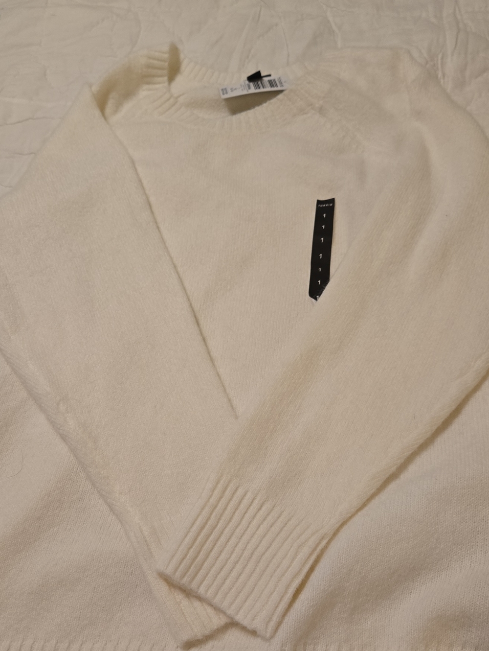 torrid Cream Crewneck Sweater Nwt